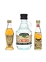 Assorted Greek Spirits Miniatures Metaxa, Ouzo 25cl, 2 x 5cl