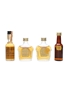 Canadian Whisky Miniatures Crown Royal, Black Velvet, Seagram's 4 x 5cl