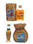 Greek Spirit & Liqueur Miniatures Ouzo, Metaxa, Kumquat 3cl, 2 x 5cl