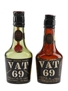 Vat 69 Bottled 1940s-1950s 2 x 5cl