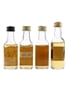 Glen Grant, Glenmorangie 10 Year Old & Tullibardine 10 Year Old Bottled 1980s 4 x 5cl