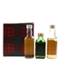 House Of Dewar's Set Bottled 1980s-1990s 3 x 5cl / 40%