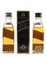 Johnnie Walker Black Label 12 Year Old Bottled 1990s & 2000s 2 x 5cl / 40%