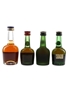 Courvoisier VSOP & 3 Star Bottled 1970s & 1980s 4 x 3cl-5cl / 40%