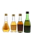 Bisquit Classique, VSOP, Hine 3 Star & Remy Martin VS Bottled 1970s-1980s 4 x 3cl-5cl / 40%