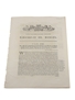 Act To Granting Certain Duties On Worts Or Wash Made From Sugar During The Prohibition Of Distillation From Corn Or Grain In Great Britain, Dated 1808 In the 48th Year of King George III 