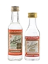 Stolichnaya Russian Vodka Bottled 1980s & 1990s 2 x 5cl / 40%