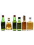 Assorted Blended Whisky Bottled 1980s 6 x 4cl-5cl