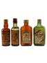 Abbot's Choice, Antiquary De Luxe, Lawson's & Red Tape Bottled 1960s 4 x 5cl / 40%