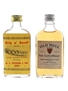 Old Brig O' Banff & Mull Fine Scotch Whisky Bottled 1970s 2 x 5cl / 40%