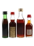 Assorted Digestif Liqueurs  4 x 2.5cl-5.5cl