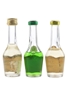 Izarra Green & Yellow Labels Bottled 1970s-1980s 3 x 3cl