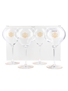 Veuve Clicquot Rich Champagne Glasses  4 x 21cm Tall