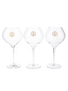 Veuve Clicquot Rich Champagne Glasses Plastic & Glass 3 x 23cm Tall