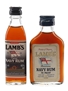 Lamb's Navy Rum Bottled 1970s & 1980s 2 x 5cl / 40%