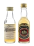 Cragganmore 12 Year Old & Dufftown Glenlivet 8 Year Old Bottled 1980s 2 x 5cl / 40%