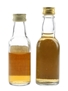 Cragganmore 12 Year Old & Dufftown Glenlivet 8 Year Old Bottled 1980s 2 x 5cl / 40%