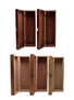 Wooden Presentation Wine Boxes Empty 5 x Single Bottle