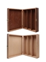 Wooden Presentation Wine Boxes Empty 3 x Triple Bottle