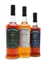 Bowmore 10, 15 & 18 Year Old Aston Martin 3 x 70cl-100cl