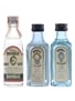 Bombay Sapphire & Bombay Dry Gin Bottled 1980s-1990s 3 x 5cl