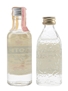 Booth's & Seagram's Dry Gin Bottled 1970s-1980s 2 x 5cl