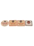 Highland Queen Scotch Whisky Coasters  4 x 9.5cm x 9.5cm