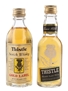 Thistle & Thistle Gold Label 5 Year Old Bottled 1970s-1980s 2 x 5cl / 40%