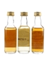 Dalchully 15 Year Old, Inverarity 8 Year Old & Loch Fyne 10 Year Old Bottled 1980s-1990s 3 x 5cl / 40%