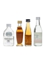 Assorted Greek Spirit Miniatures Ouzo, Metaxa, Haraki 2 x 3cl, 2 x 5cl