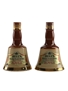 Bell's Ceramic Decanters Bottled 1980s 2 x 5cl / 40%