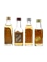 Bonnie Charlie, Chivas Regal 12 Year Old, Hankey Bannister & Highland Queen Bottled 1970s-1980s 4 x 5cl