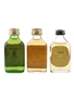 Jameson, Paddy & Tullamore Dew Bottled 1980s 3 x 5cl / 40%