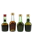 Courvoisier Three Star Luxe, Hennessy VSOP & Otard 3 Star Bottled 1970s-1980s 4 x 3-5cl