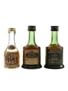 Albert Robin VSOP, Prince Hubert De Polignac VSOP & 3 Star Bottled 1970s 3 x 4.2cl / 40%