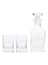 Glenfiddich Crystal Decanter & Whisky Glasses  14.5cm Tall & 6cm Tall