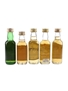 Assorted Blended Scotch Whisky Bottled 1990s 5 x 5cl / 40%