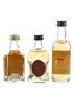 Aberlour Glenlivet, Cardhu and Deanston 12 Year Old Bottled 1980s & 1990s 3 x 4.7cl-5cl / 40%