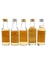 Assorted Blended Scotch Whisky Bottled 1980s 5 x 5cl / 40%