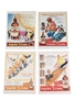 Seagram's Five Crown 1942-1945 Advertising Prints 4 x 36cm x 26cm