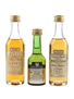 Brillet VSOP Reserve, Pineau Brillet & Nerval VSOP Bottled 1970s-1980s 3 x 3cl-5cl