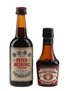 Peter Heering Liqueur & Cherry Brandy Bottled 1970s-1980s 2 x 3cl-5cl