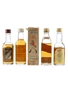 Chivas Regal 12 Year Old, Famous Grouse, Johnnie Walker Red Label & White Horse Bottled 1970s 4 x 5cl