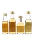 Cragganmore 12 Year Old, Glenkinchie 10 Year Old, Glen Garioch & Glen Moray Bottled 1980s 4 x 5cl