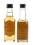 Glen Deveron 12 Year Old & Tomatin 10 Year Old Bottled 1980s 2 x 4.68cl-5cl / 40%