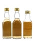 Dufftown Glenlivet 8 & 10 Year Old Bottled 1970s-1980s 3 x 5cl / 40%