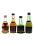 Bisquit 3 Star, Martell VS 3 Star, Prince Hubert De Polignac & Remy Martin VSOP Bottled 1970s-1980s 4 x 4.2cl-5cl / 40%