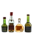 Courvoisier 3 Star Luxe, Girard, Three Barrels & Sempe Bottled 1960s-1990s 4 x 3cl-5cl / 40%