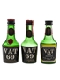 Vat 69 & Reserve Bottled 1960s-1970s 3 x 5cl / 40%