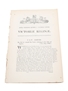 An Act To Amend The Laws Relating To The Sale Of Spirits. Dated 1862 In the 26th Year of the reign of Queen Victoria 